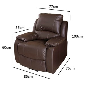 Fauteuil releveur (cuir)