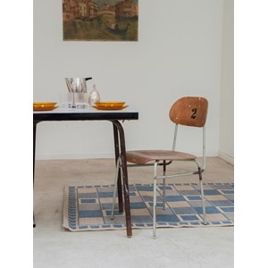 Table à manger en formica gris n°1010