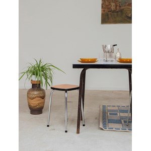 Table à manger en formica gris n°1010