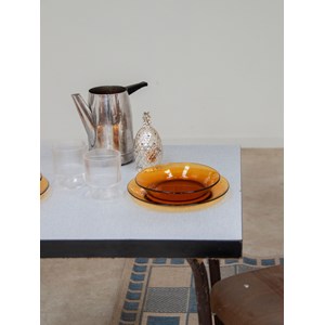 Table à manger en formica gris n°1010