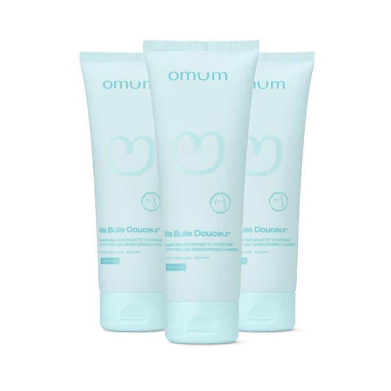 Omum - Shampoing fortifiant ma bulle douceur x3
