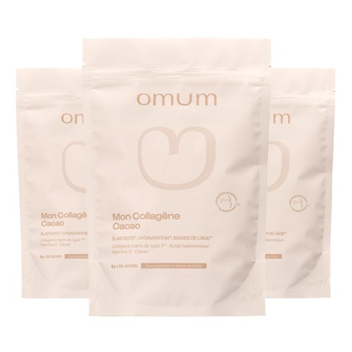 Omum - Complément alimentaire collagène cacao*3