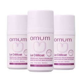 Déodorant bille peaux sensibles 24h x 3