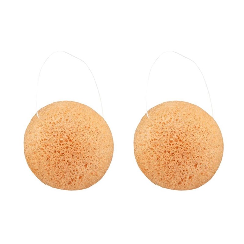 Eponge konjac visage exfoliante x 2