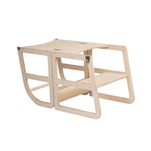 Tour d'observation montessori 2-en-1 - naturel