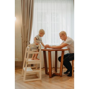 Tour d'observation montessori 2-en-1 - naturel