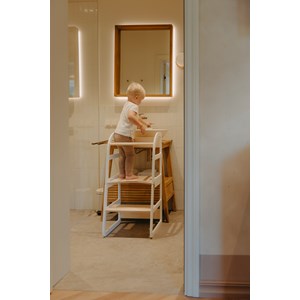 Tour d'observation montessori 2-en-1 - blanc