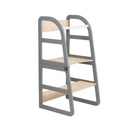 Tour d'observation montessori 2-en-1 - gris