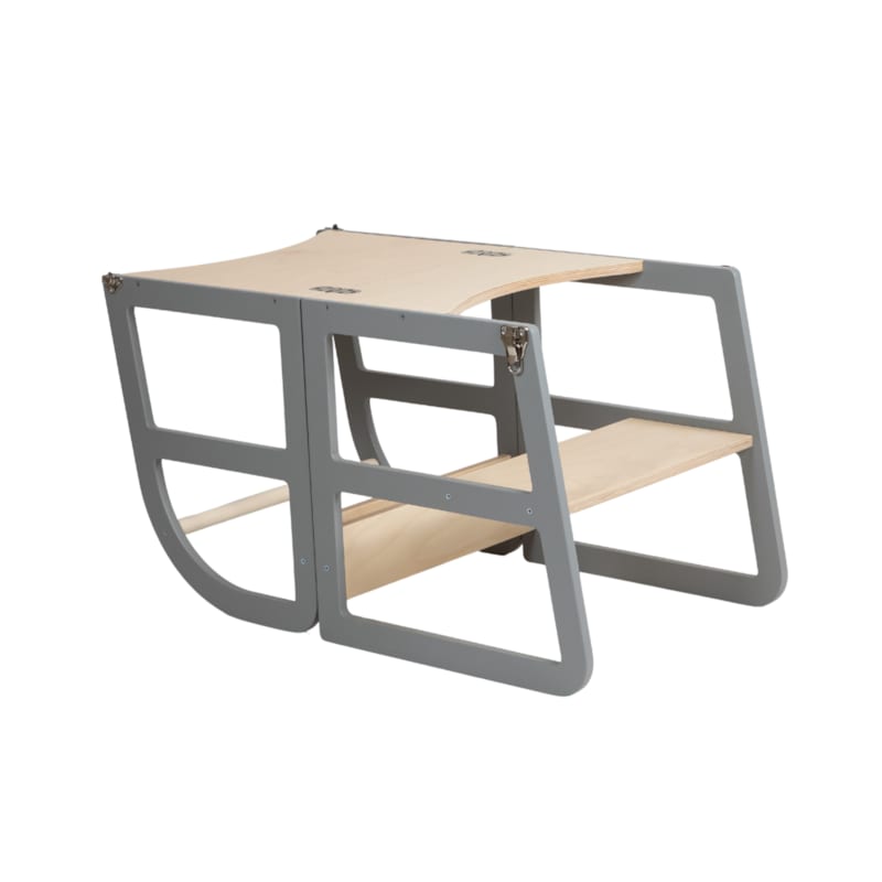Tour d'observation montessori 2-en-1 - gris (LEG&GO) - Image 2