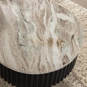 Table basse métal marbre