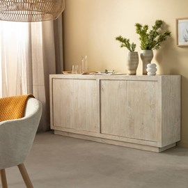 Buffet manguier blanchi