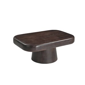 Table basse manguier foncé
