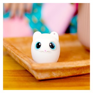 Mini enceinte bluetooth  chat blanc