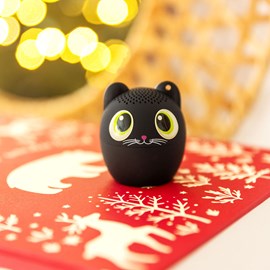 Mini enceinte bluetooth  chat noir