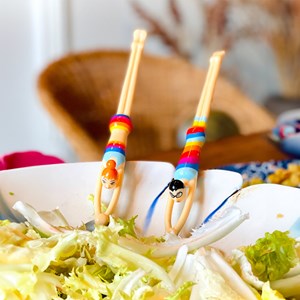 Couverts à salade  rainbow