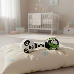 Hochet maracas  panda