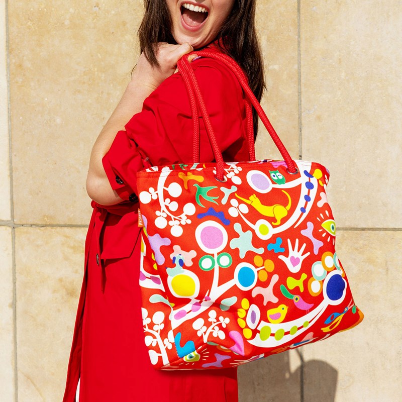 Très grand cabas de plage célébration