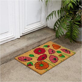 Paillasson rectangulaire 60x40cm  rouge