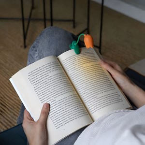 Lampe de lecture fleur  orange