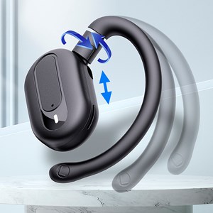 Casques yj22 avec bluetooth 5.4 technologie ows avec angle ajustable.