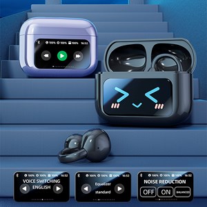 M100 écouteurs bluetooth 5.4 aitranslate avec son acs 360°, son directionnel.