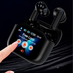 By16 casque bluetooth 5.3 écran full color numérique son haute définition.