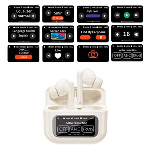 Casque tws kw-07, bt 5.4, avec annulation active de bruit anc.