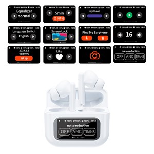 Casque tws kw-07, bt 5.4, avec annulation de bruit active anc.