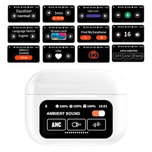 Casque tws a9 pro, avec annulation de bruit active anc et enc. S