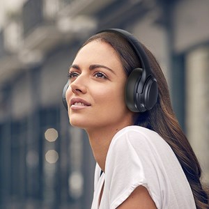 Casques vj099 bluetooth 5.3 avec réduction active du bruit anc. Mains libres.