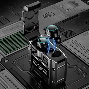 Casque tws m25 avec mode musique et mode jeu à faible latence.