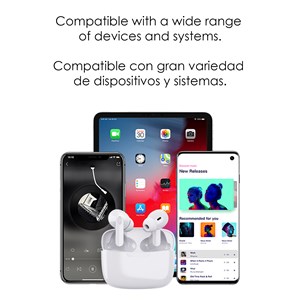 Casque tws y113 bluetooth 5.1, commandes tactiles, base de chargement 200mah.