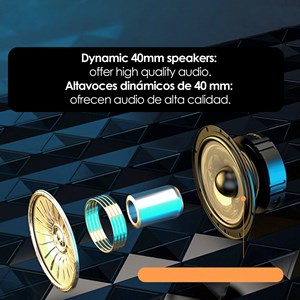 Casques vj320 hifi bluetooth 5.0, avec mains libres, radio fm.