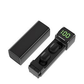 Casque tws bluetooth 5.0 bqc-01. Base avec indicateur de charge.