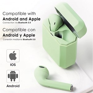 Casque tws i2 bluetooth 5.0 tactile avec base de charge.