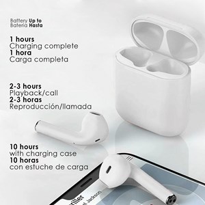 Casque dam d120 tws bluetooth 5.0 tactile avec base de charge.
