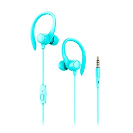 Casque de sport s07 avec câble, maintien maximum. Micro et bouton de contrôle.