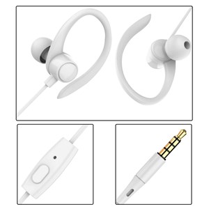 Casque de sport s07 avec câble, maintien maximal. Micro et bouton de contrôle.