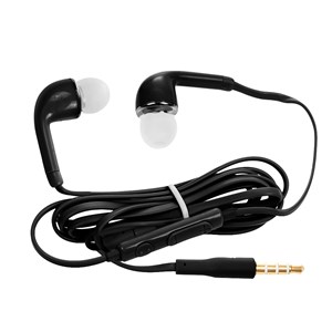 Casque avec mains libres, connexion minijack. Compatible avec les smartphones.