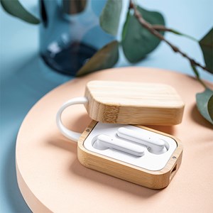 Casque nature bambou bluetooth 5.0. Batterie 35 mah.