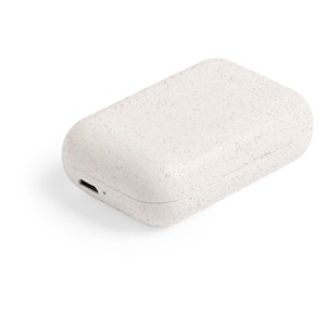 Casque nature paille de blé bluetooth 5.0. Batterie 35 mah.