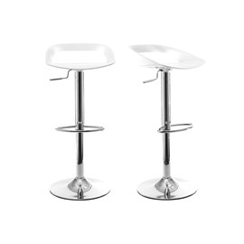 Tabourets de bar blanc (lot de 2) phenix