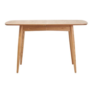 Table à manger extensible rectangulaire en bois clair l130-160 cm nordeco