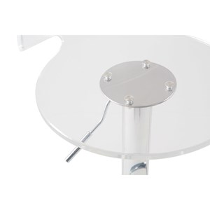 Tabourets de bar plexiglas transparent (lot de 2) orion