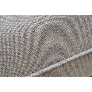 Canapé 3 places en tissu effet velours texturé gris pio