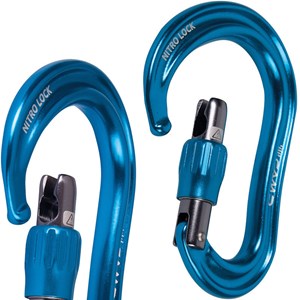 Mousqueton hms à vis camp nitro lock bl