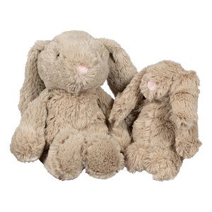 Lapin en peluche et son bébé