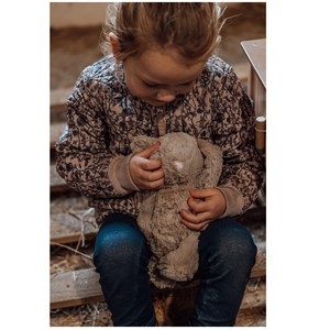 Lapin en peluche et son bébé