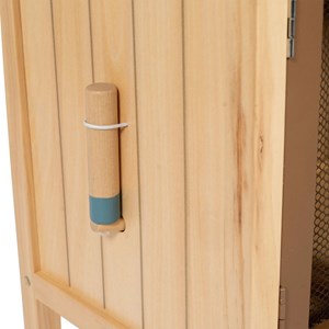 Clapier à lapins avec saut d'obstacle