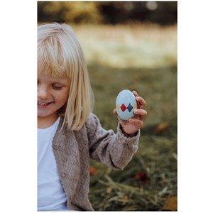 Œuf maraca arlequin